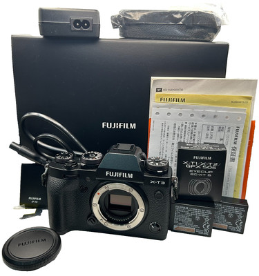 Fujifilm X-T3 Body Black 26.1MP Mirrorless Camera 【MINT in BOX】JAPAN #358