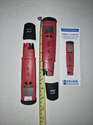 Hanna Instruments pHep Waterproof pH Meter Tester HI98127 HI98128