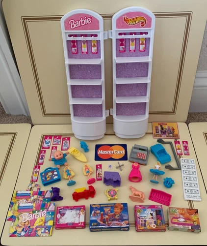 VINTAGE Barbie Toy Store Playset 1999 Lot
