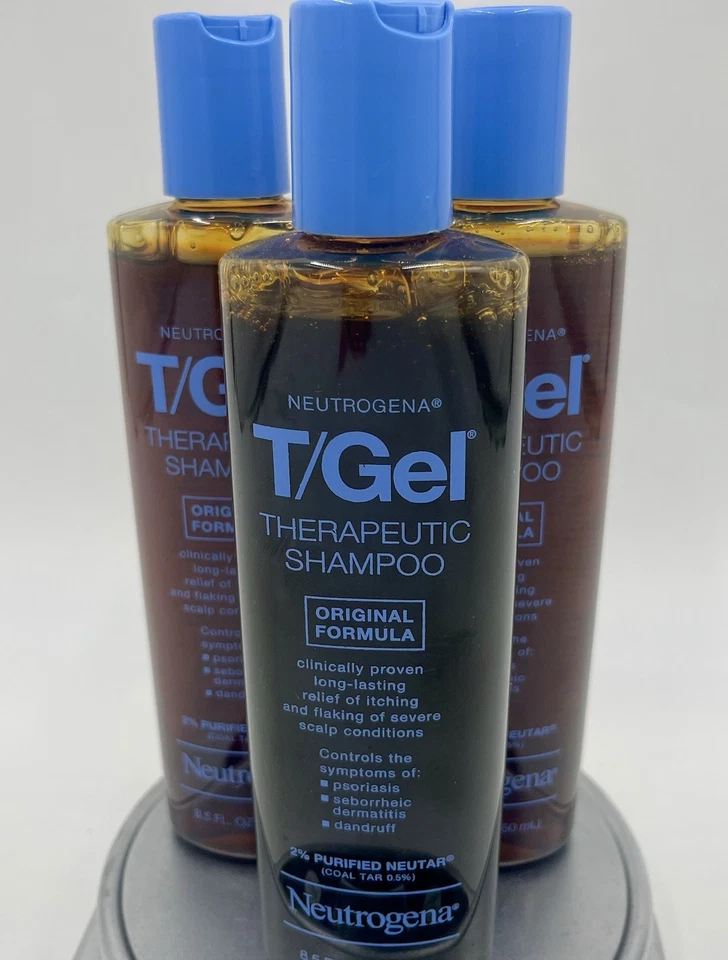 9/24 Neutrogena T/Gel 3x 8.5 Fl Oz Therapeutic Shampoo Original - Collectibles - Image 4 of 4