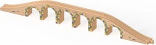 Toys 6 Arches Viaduct Bridge for Wooden Railway Track Compatible with Thomas ...
