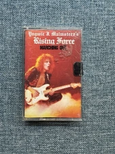 Yngwie J. Malmsteen's Rising Force ‎' Marching Out ' Cassette Album US 1985 VG+