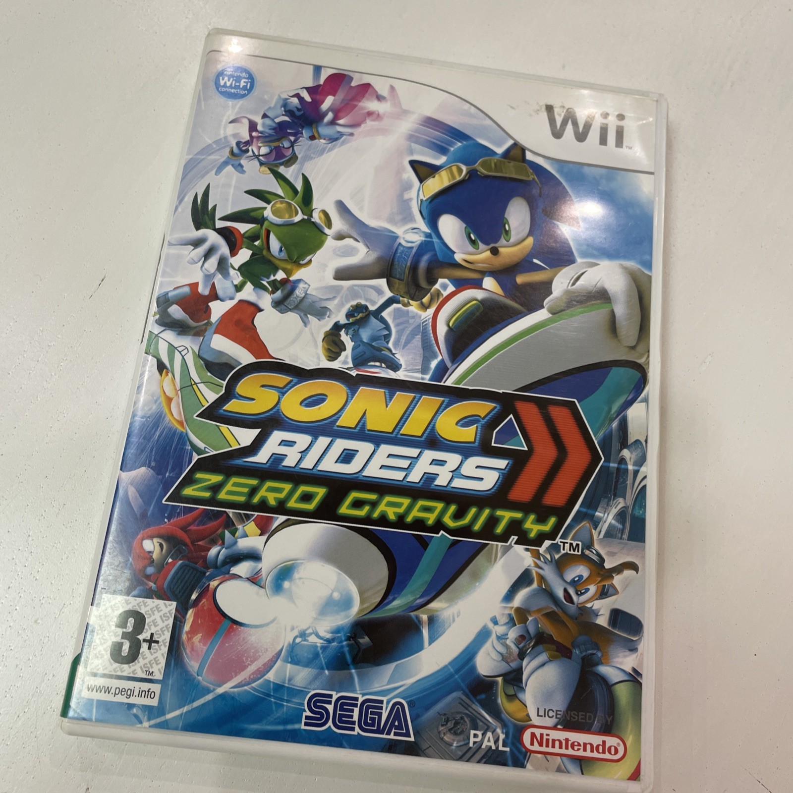 Sonic Riders: Zero Gravity Nintendo Wii Game Complete with Manual