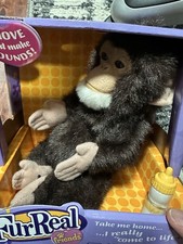 EXTREMELY RARE MINT IN BOX FurREAL FRIENDS Newborn CHIMP Interactive 4 UP