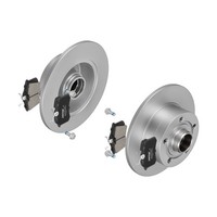 f.becker Bremsscheiben Ø245MM + BremsbelÄGe Hinten FÜR Audi A4 B5 Skoda VW