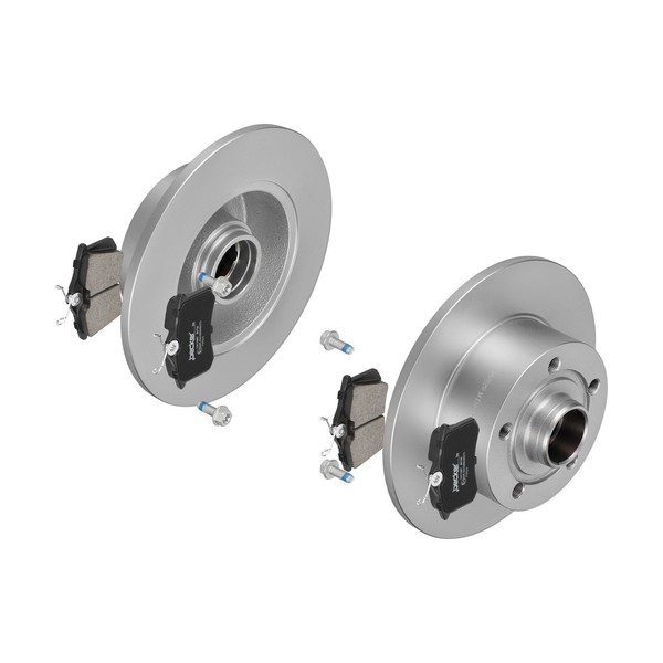 f.becker Bremsscheiben Ø245MM + BremsbelÄGe Hinten FÜR Audi A4 B5 Skoda VW-image