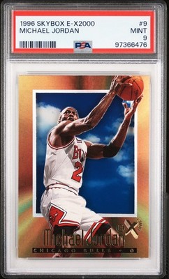 1996 SKYBOX E-X2000 #9 MICHAEL JORDAN PSA 9 | eBay