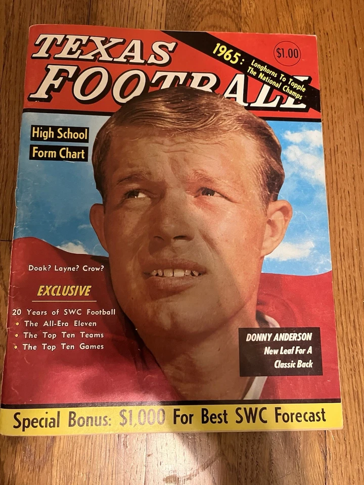 Dave Campbell's Texas Football Magazine Collection, Vintage 1965 - Image 1 of 4