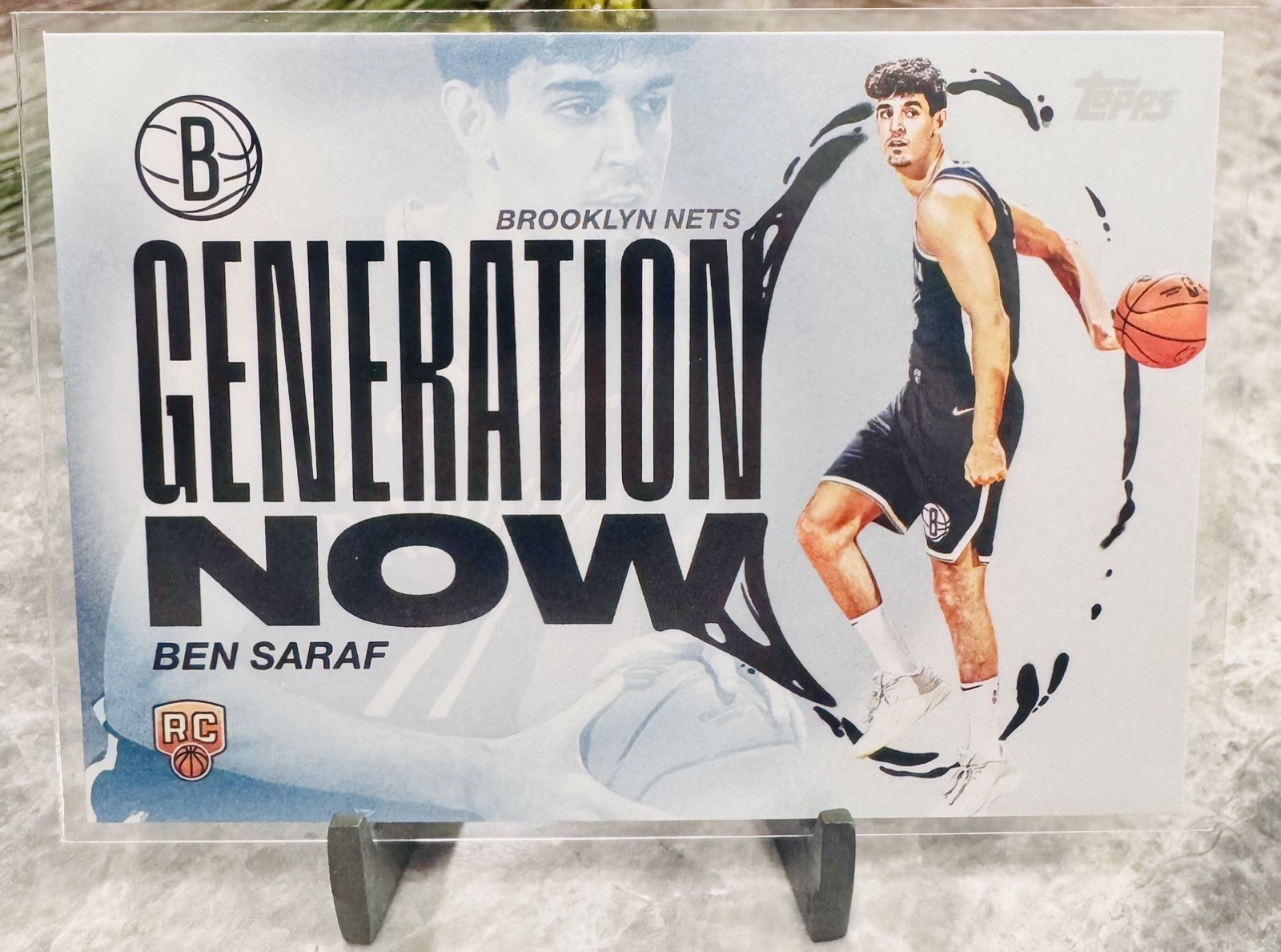 2025-26 Topps Ben Saraf Generation Now Rookie Card #GN-26 Brooklyn Nets