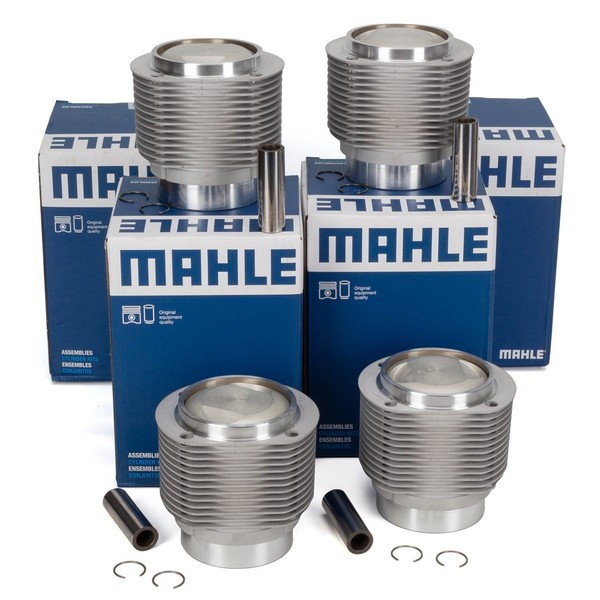 4X Mahle 5040190 Kolben Reparatursatz FüR Porsche 356 C 1600 SC 912 61610390490-image
