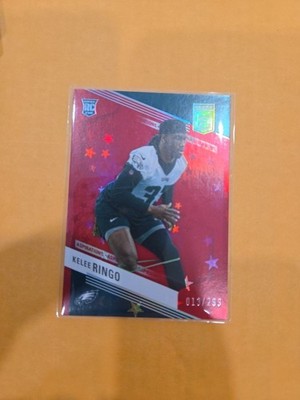 Kelee Ringo 2023 Donruss Elite #161 RC Red Aspirations SP #013/299 - Eagles