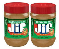 Jif Reduced Fat Creamy Peanut Butter 2 Pack