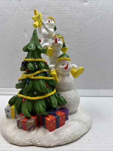 Large John Deere Holiday Snowman Figurine Decor Seventh In Series