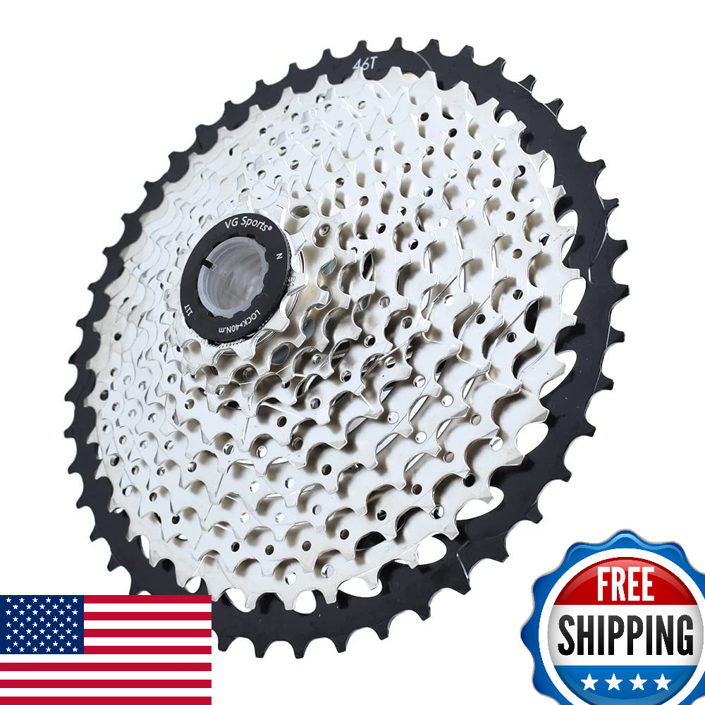 VG Sports 11 Speed Cassette 11-46T Mountain Bike, Shimano/SR