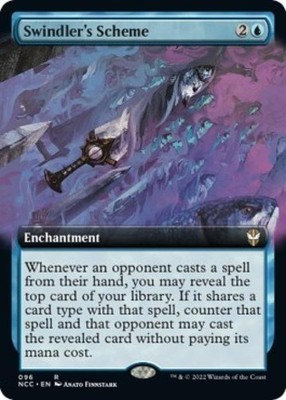 Swindler's Scheme (Extended Art) -Foil Light Play MTG