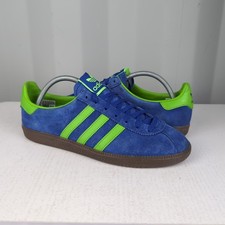 UK 9 - adidas Originals Athen OG Bold Blue Screaming Green GY4308 Mens Terraces