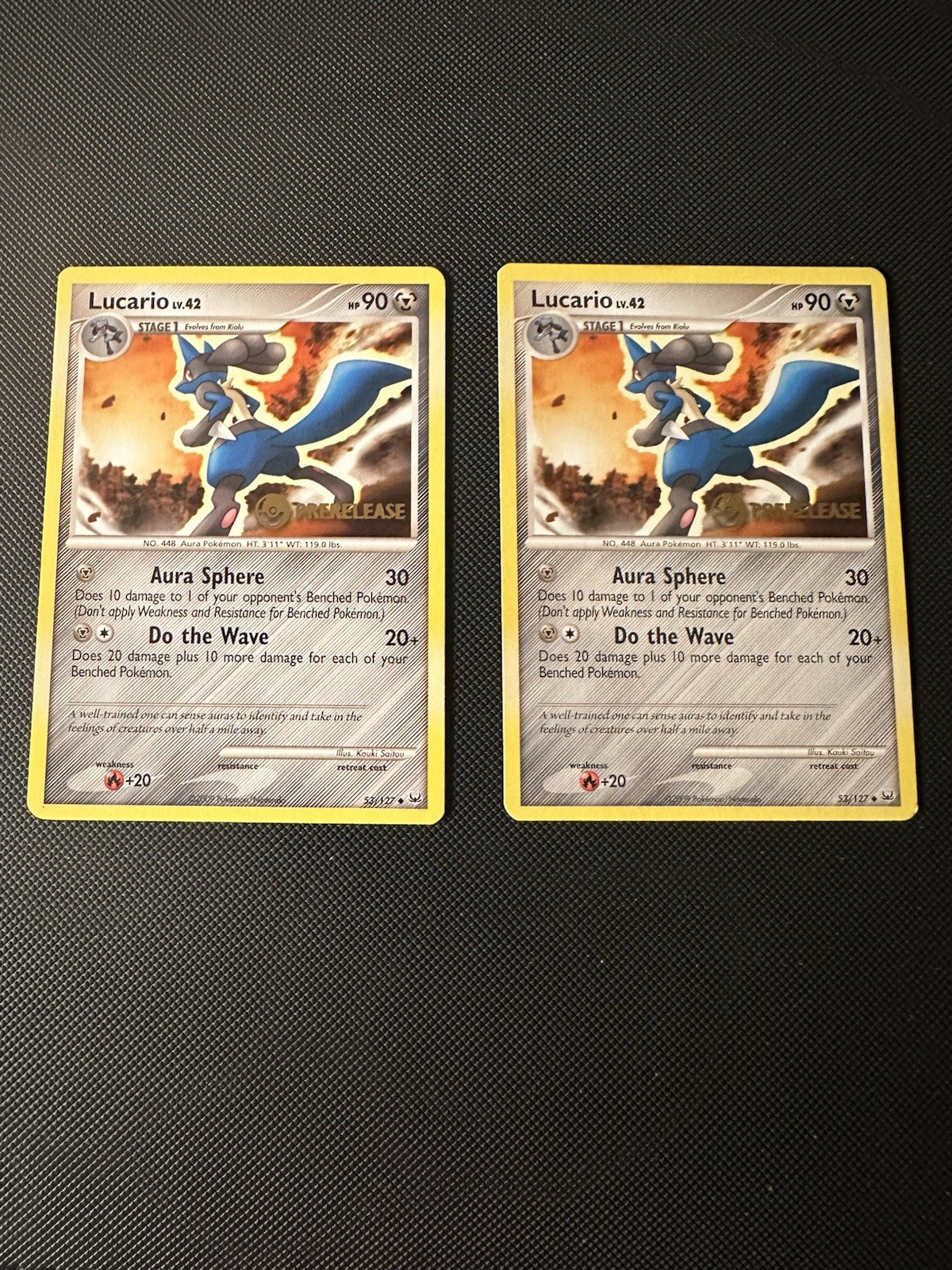 Lucario - (Prerelease) 53/127 Diamond and Pearl Lp