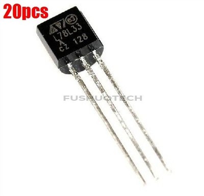 20pcs L78L33ACZ Reg Ldo 3.3V .1A TO-92 St Ic New tb *wq