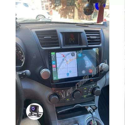 Android 13 For 2008-2013 Toyota Highlander Car Stereo Radio 10.1'' Apple Carplay