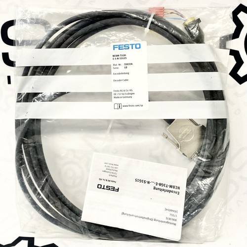Festo NEBM-T1G8-E-5-N-S1G15 Encoder Cable 550314 - Picture 1 of 6