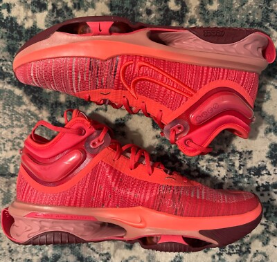 Men's Size 4 Nike Air Zoom G.T. Jump 2 'Triple Red' Crimson Shoes