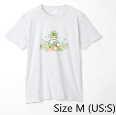 Mofusand T-shirt Cabbage Oatmeal Vegetables Size M (US: S) Mofumofu Marche Japan