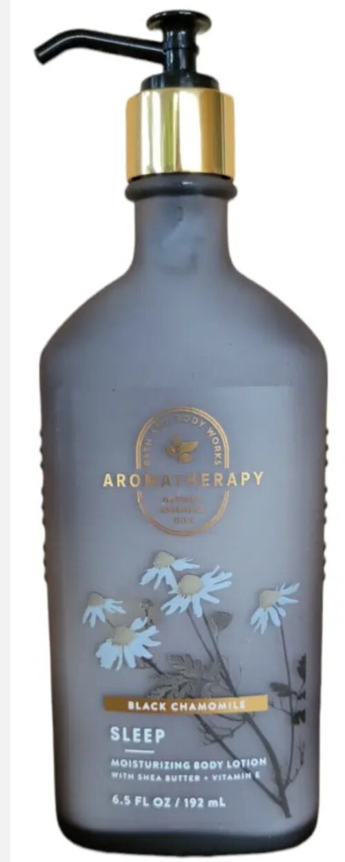 Bath & Body Works Aromatherapy SLEEP BLACK CHAMOMILE Body Lotion 6.