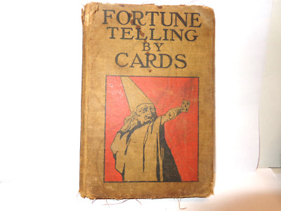vintage Fortune telling by cards book By Prof P.R.S.Foli Pub R.F.Fenno &co