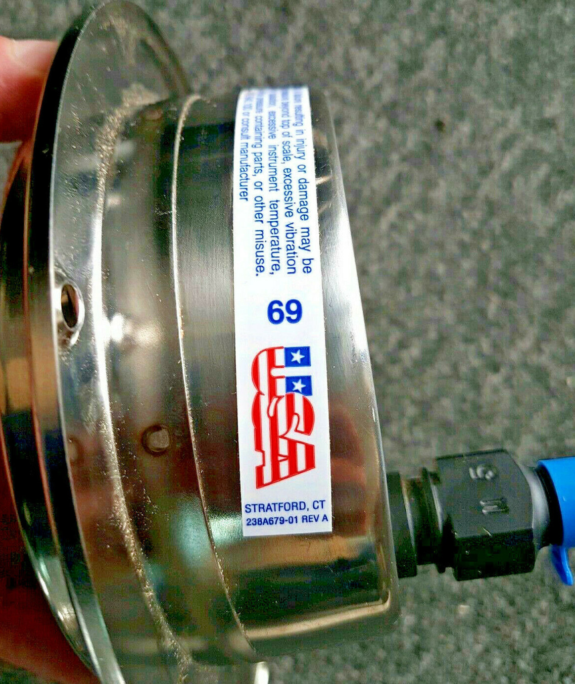 Receiver Gauge 315 psi Dial to 6000psi Genuine Ashcroft NEW eBay