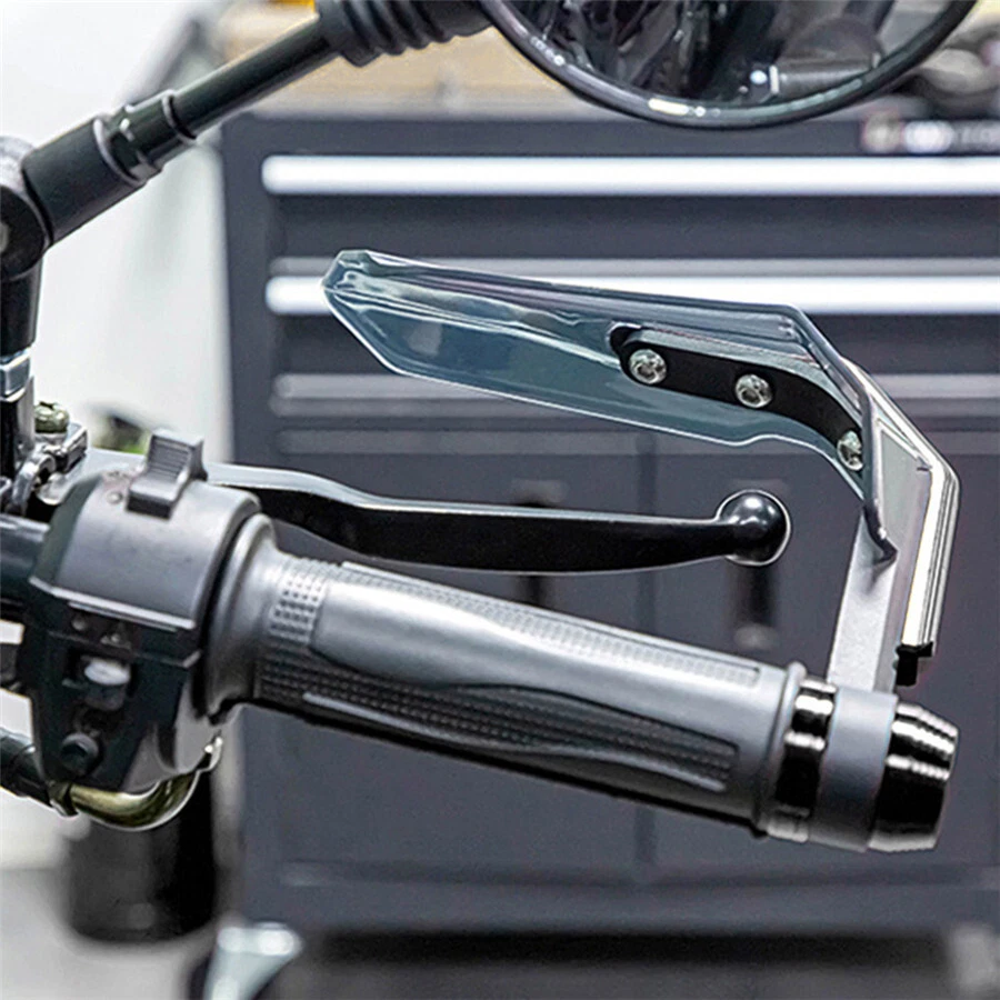 Motorcycle Handguard Handlebar Shells Protector Hand Guard Shield Windshield - Image 3 of 4