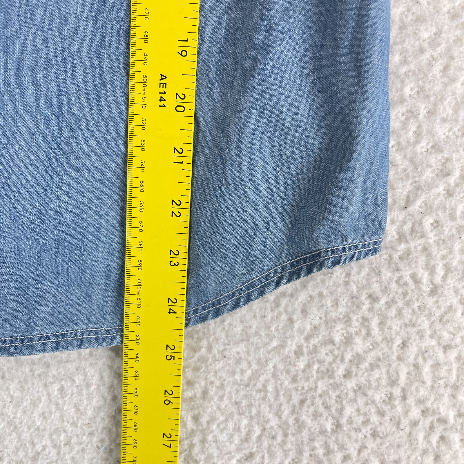 Natural Reflections Snap Button Shirt Womens Medi… - image 9