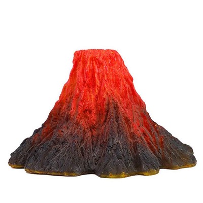 Tank Decoration Volcano Ornament Aquarium Decorations Volcanic Stone For Fish Ta