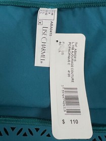 $110 Lise Charmel Women's Blue Ajourage Couture Laser-Cut Bottom Swimwear Size L