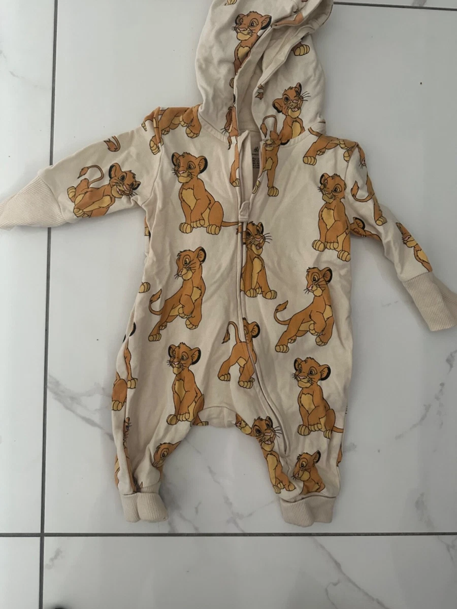 H M baby romper all in one. lion king theme. 2 4 months. never