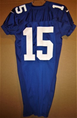 NEW YORK GIANTS #15 BLUE MESH SLEEVELESS STYLE NFL Nike Size 42