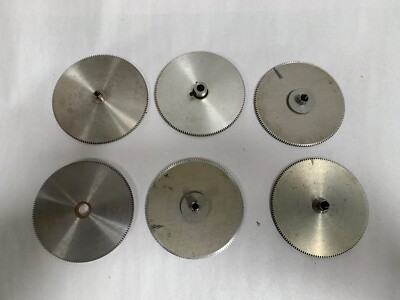 Lot Of ''6'' Metal Precision Project Hobby Model Machine Making Assembly Gear (C6)