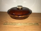 VINTAGE HP HULL POTTERY CO OVEN PROOF 10" OVAL SERVING DISH W/ LID