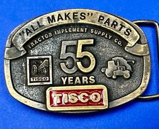 55 Years TISCO Tractor Implement Supply company NOS Belt Buckle by Speccast