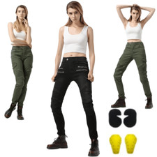 Pantaloni moto uomo donna con protezioni jeans denim pantaloni moto corsa nuovi