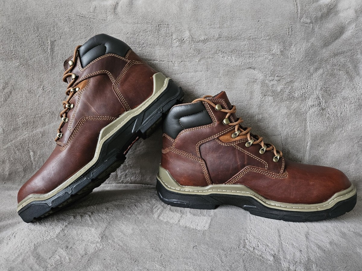 WOLVERINE Mens Raider DuraShocks 6 Inch Soft Toe Construction Boot