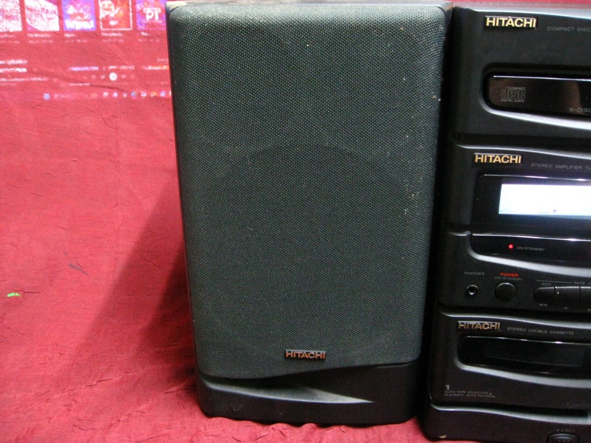 Hitachi HCU-AXC10UC Mini Hi-Fi Stereo cassette, LINE IN - CD has