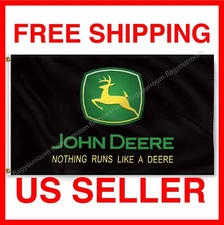 John Deere 3 x 5 Banner Flag 3X5 Banner Tractor Quality Farm Fast FREE Shipping