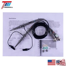 2x 100MHz Oscilloscope Scope analyzer Clip Probe test leads kit for HP Tektronix