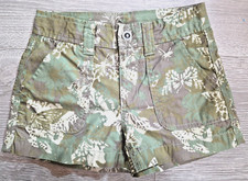 L.L. Bean Girls Cam Butterfly Shorts 6X-7 Little girls hiking camp fun NWOT