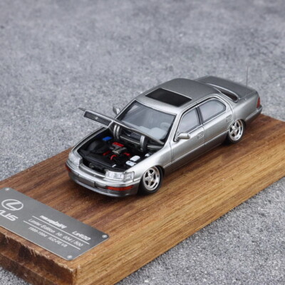 Fine works 1/64 Scale LS400 XF10 Silver2 Diecast Car Model Toy