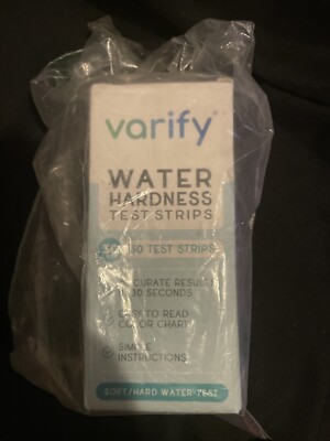 Water Hardness Soft/Hard Test Strips 30 Second Results 150ct Exp 5/25