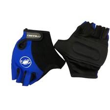 Guanti Ciclismo Vintage Blu Bici Da Corsa MTB Spinning VINTAGE Castelli