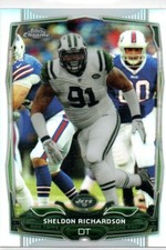 2014 Topps Chrome REFRACTOR #53 Sheldon Richardson NEW YORK JETS parallel 13