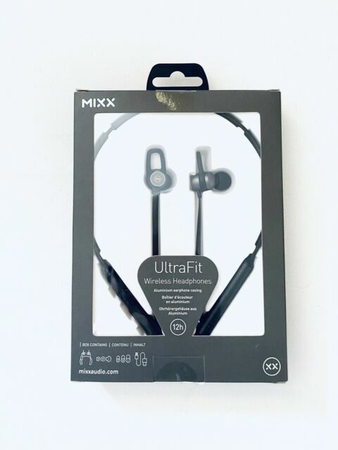 Mixx Audio UltraFit Wireless In-Ear Headphones Black for sale