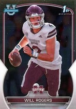 2022 Bowman University Chrome #46 Will Rogers NM